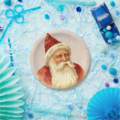 ヴィンテージのドイツの旧式のサンタクロースのクリスマス ペーパープレート (パーティー)