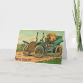 ヴィンテージのドイツ人のイースターカード シーズンカード (正面)