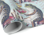 ヴィンテージのドイツ人のケルンのカエル ラッピングペーパー (ロールコーナー)