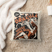 ヴィンテージのドラキュラの幽霊ショーポスター芸術 クッション (ブランケット)