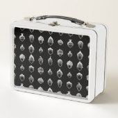 ヴィンテージのドングリの芸術の図解入りの、写真付きのなドングリのデザインのカスタム メタルランチボックス