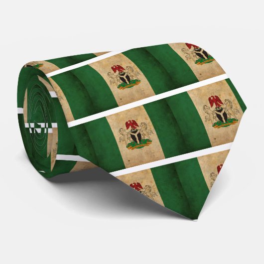 ヴィンテージのナイジェリアの旗 ネクタイ (ロール)