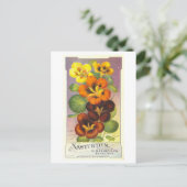 ヴィンテージのナスタトゥルティウムの広告 ポストカード (スタンド正面)