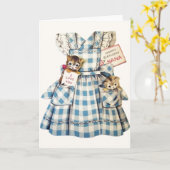 ヴィンテージのナナの誕生日の挨拶状 カード (黄色い花)