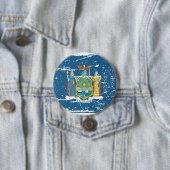 ヴィンテージのニューヨークの旗 缶バッジ (インサイチュ)