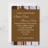 ヴィンテージのニューヨークブルックリン橋 招待状 (裏面)