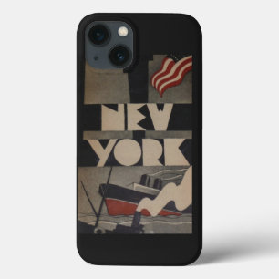 ヴィンテージのニューヨーク旅行 iPhone 13ケース