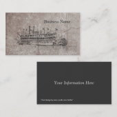 ヴィンテージのニュー・オーリンズの厳格な荷車引きの名刺 名刺 (正面/裏面)