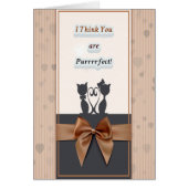 ヴィンテージのネコ科のカップル (正面)