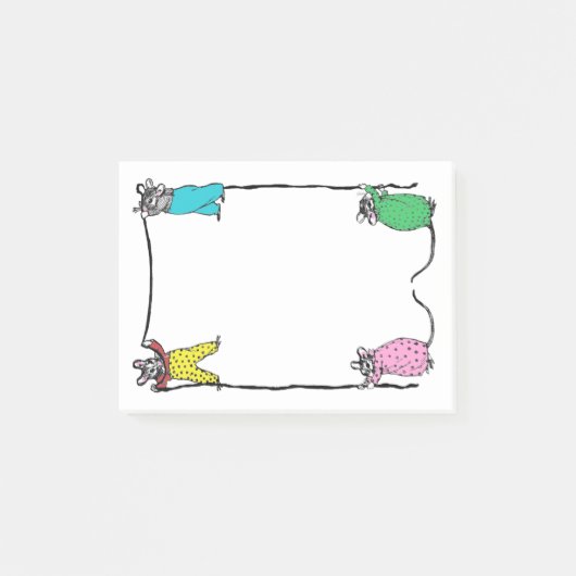 ヴィンテージのネズミのポスト・イット ポストイット (正面)