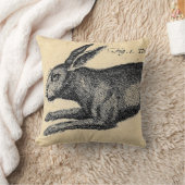 ヴィンテージのノウサギのウサギの枕 クッション (ブランケット)