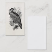 ヴィンテージのハゲタカの鳥のパーソナライズなハゲタカの鳥 名刺 (正面/裏面)