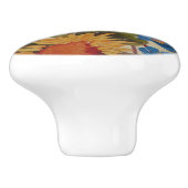 ヴィンテージのハチドリの友人の野生花 セラミックノブ (側面)