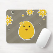 ヴィンテージのハッピーイースターの背景 マウスパッド (マウス)