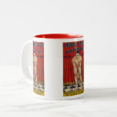 ヴィンテージのハリーの手錠Houdini -刑務所のブレーカ ツートーンマグカップ (正面左)