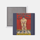 ヴィンテージのハリーの手錠Houdini -刑務所のブレーカ マグネット (正面/裏面)