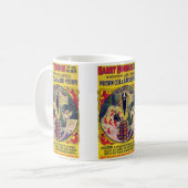 ヴィンテージのハリーHoudiniの刑務所の独房及びバレルのミステリー コーヒーマグカップ (正面左)