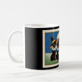 ヴィンテージのハロウィンのコーヒー・マグ コーヒーマグカップ (左)