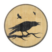 ヴィンテージのハロウィンのシルエットのデザイン カッティングボード (正面)