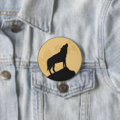 ヴィンテージのハロウィンのシルエットのデザイン 缶バッジ (インサイチュ)