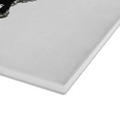 ヴィンテージのハロウィンのモダンなスカル カッティングボード (角)