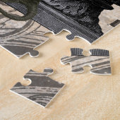 ヴィンテージのハロウィンのモダンな庭 ジグソーパズル (側面)