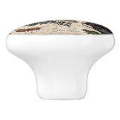 ヴィンテージのハロウィンのモダンな庭 セラミックノブ (側面)