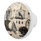 ヴィンテージのハロウィンのモダンな庭 セラミックノブ (右)