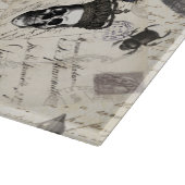 ヴィンテージのハロウィンのモダンな郵便はがき カッティングボード (角)