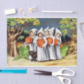 ヴィンテージのハロウィンの子供のパーティーのティッシュ 薄葉紙 (クラフト)