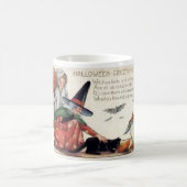 ヴィンテージのハロウィンの挨拶状のクラシックポスター コーヒーマグカップ