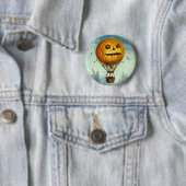 ヴィンテージのハロウィンの熱気の気球Pin 缶バッジ (インサイチュ)