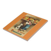 ヴィンテージのハロウィンの男の子 タイル (側面)