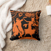 ヴィンテージのハロウィンの踊りの衣裳のパーティー クッション (ブランケット)