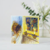 ヴィンテージのハロウィンの郵便はがき カード (スタンド正面)