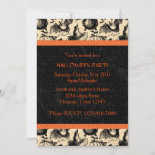 ヴィンテージのハロウィンの魔法使いのパーティの招待状 招待状 (正面)