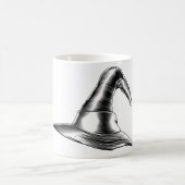 ヴィンテージのハロウィンの魔法使いの帽子 コーヒーマグカップ (中央)