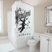 ヴィンテージのハロウィンの魔法使い シャワーカーテン (インサイチュ)