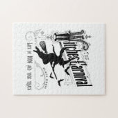 ヴィンテージのハロウィンの魔法使い ジグソーパズル (横)