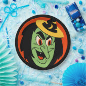 ヴィンテージのハロウィンの魔法使い ペーパープレート (パーティー)