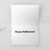 ヴィンテージのハロウィンカード カード (内部)