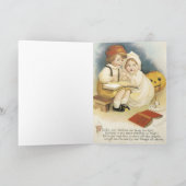 ヴィンテージのハロウィンカード カード (内部)