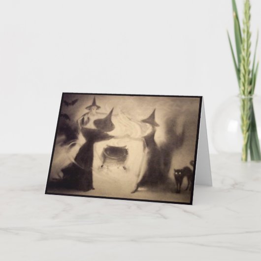 ヴィンテージのハロウィンカード カード (正面)