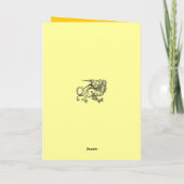 ヴィンテージのハロウィンカード"一見" カード (裏面)