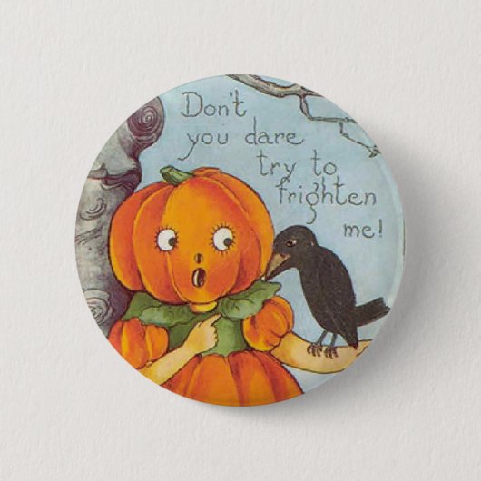 ヴィンテージのハロウィンピン 缶バッジ (正面)