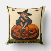 ヴィンテージのハロウィンポリエステル装飾用クッション20" x 20" クッション (正面)