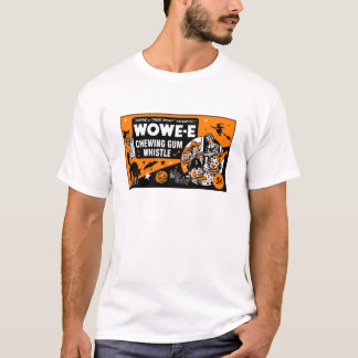 ヴィンテージのハロウィンWowe-e笛キャンデー箱の芸術のティー Tシャツ