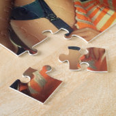 ヴィンテージのハロウィーンのピン留め ジグソーパズル (側面)