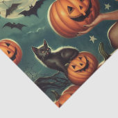 ヴィンテージのハロウィーンのピン留め 薄葉紙 (詳細)
