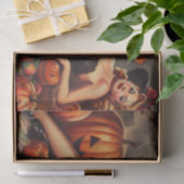 ヴィンテージのハロウィーンのピン留め 薄葉紙 (ギフト)